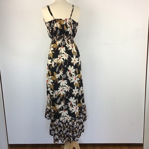 Ruffled Rue 21 tropical print spaghetti strap crisscross bodice maxi dre… - Picture 5 of 7